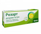 Купить розарт, таблетки, покрытые пленочной оболочкой 5мг, 30 шт в Семенове