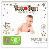 Купить yokosun premium (йокосан) подгузники размер l (9-13 кг) 54шт в Семенове