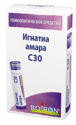 Купить игнатиа амара с30 гранулы гомеопатические, 4 г в Семенове