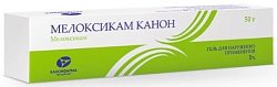 Купить мелоксикам-канон, гель для наружного применения, 1%, туба 50г в Семенове