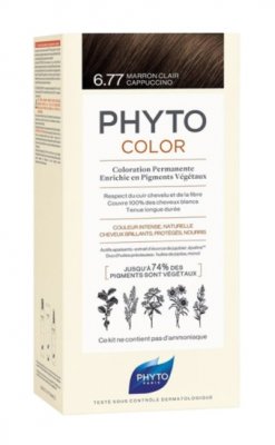 Купить фитосолба фитоколор (phytosolba phyto color) краска для волос оттенок 6,77 светлый каштан-капучино 50/50/12мл в Семенове