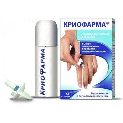 Купить криофарма, средство для удаления бородавок, аэрозоль, 35мл+12аппликаторов в Семенове