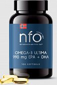 Купить норвегиан фиш оил (nfo) омега-3 ультима, капсулы 1600мг, 120шт бад в Семенове