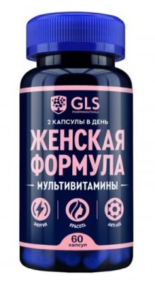Купить gls (глс) женская формула мультивитамины, капсулы массой 430мг, 60шт бад в Семенове