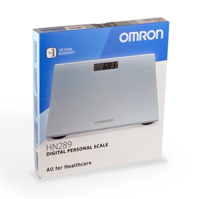 Купить omron (омрон) весы электронные цифровые hn-289 серые в Семенове