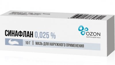 Купить синафлан, мазь для наружного применения 0,025%, 10г в Семенове