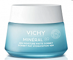 Купить vichy mineral 89 (виши) матирующий гель-сорбет с увлажнением 48 ч для лица, 50 мл в Семенове