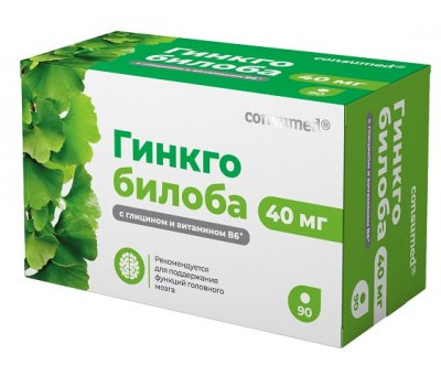 Купить гинкго билоба 40 мг+глицин+в6 консумед (consumed), таблетки 200мг, 90 шт бад в Семенове