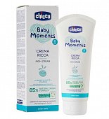 Купить chicco baby moments (чикко) крем питательный для новорожденных, 100мл в Семенове
