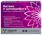 Купить витамир витекс и цимицифуга комплекс с витамином д3, таблетки, покрытые оболочкой массой 165мг 30шт бад в Семенове