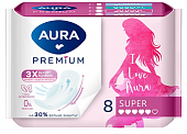 Купить aura premium (аура премиум) прокладки супер 8шт в Семенове