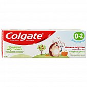 Купить колгейт (colgate) зубная паста детская без фтора с 0-2 лет нежные фрукты, 40мл в Семенове
