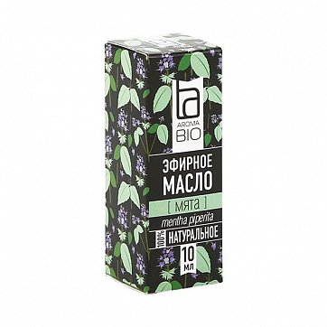 Масло эфирное мята AromaBio (АромаБио), 10мл