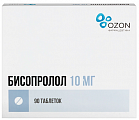 Купить бисопролол, таблетки покрытые пленочной оболочкой 10мг 90шт в Семенове