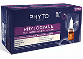 Купить phytosolba phytocyane (фитосольба фитоциан) сыворотка против выпадения волос для женшин, флакон 5мл 12 шт в Семенове