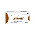 Купить ципролет, таблетки, покрытые пленочной оболочкой 500мг, 10 шт в Семенове