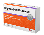 Купить ибупрофен-велфарм, таблетки, покрытые пленочной оболочкой 400мг, 30шт в Семенове