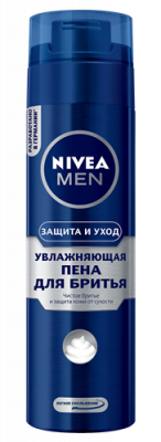 Купить nivea (нивея) для мужчин пена для бритья увлажняющая, 200мл в Семенове