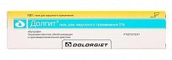 Купить долгит, гель для наружного применения 5%, туба 100г в Семенове
