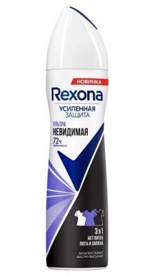 Купить rexona (рексона) антиперспирант-аэрозоль ультраневидимая защита, 150мл в Семенове