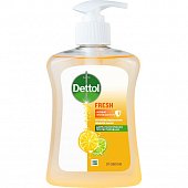 Купить dettol (деттол) мыло жидкое антибактериальное бодрящая свежесть с экстрактом грейпфрута, 250мл в Семенове