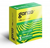 Купить ganzo (ганзо) презервативы ультра твин 3шт в Семенове