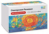 Купить омепразол реневал, капсулы кишечнорастворимые 20мг, 60 шт в Семенове