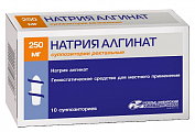 Купить натрия алгинат, суппозитории ректальные 250мг, 10 шт в Семенове