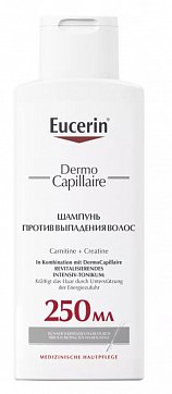 Eucerin Dermo Capillaire (Эуцерин) Дермо Капилляр Шампунь против выпадения волос, 250мл