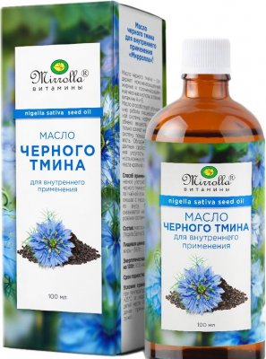 Купить мирролла масло черного тмина для внутреннего применения, 100мл в Семенове