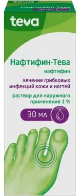 Купить нафтифин-тева, раствор для наружного применения 1%, 30 мл в Семенове