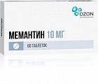 Купить мемантин, таблетки, покрытые пленочной оболочкой 10мг, 60 шт в Семенове