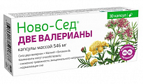 Купить ново-сед две валерианы, капсулы массой 546мг 30шт бад в Семенове