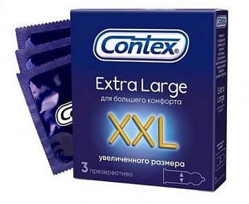 Contex (Контекс) презервативы Extra Large увеличенного размера 3шт