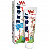 Купить биорепейр (biorepair) зубная паста детская кидс 0-6лет экстракт земляники 50мл в Семенове