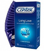 Купить contex (контекс) презервативы long love продлевающие 12шт в Семенове