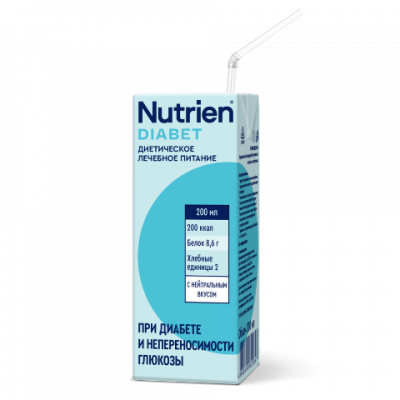 Купить нутриэн диабет стерилизованный для диетического лечебного питания с нейтральным вкусом, 200мл в Семенове