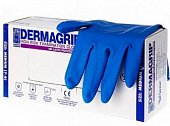 Купить перчатки dermagrip high risk powder free, п/проч.син.р.m №25 пар в Семенове