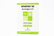 Купить ирифрин бк, капли глазные 2,5%, тюбик-капельница 0,4мл, 15 шт в Семенове