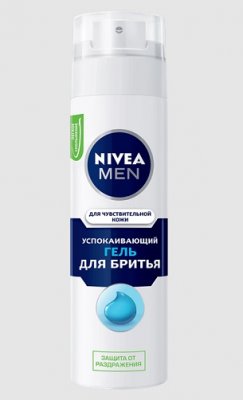 Купить nivea (нивея) для мужчин гель для бритья для чувствительной кожи, 200мл в Семенове