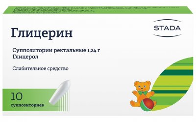 Купить глицерин, суппозитории ректальные 1,24г, 10 шт в Семенове