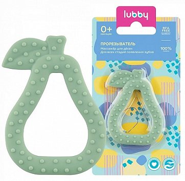 Lubby (Лабби) прорезыватель Груша с 0 месяцев