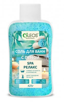 Купить олеос соль для ванн с пеной "spa релакс" 425г в Семенове
