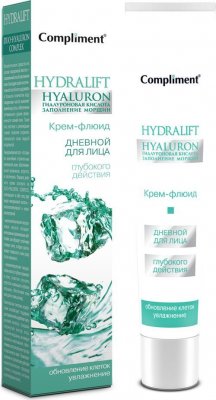 Купить compliment hydralift hyaluron (комплимент) крем-флюид для лица дневной глубокого действия, 50мл в Семенове