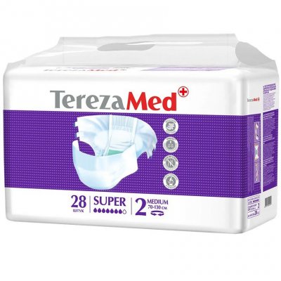 Купить terezamed (терезамед), подгузники для взрослых super medium, размер 2 28 шт в Семенове