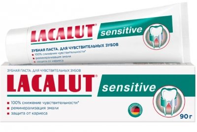 Купить lacalut (лакалют) зубная паста сенситив, 90г в Семенове