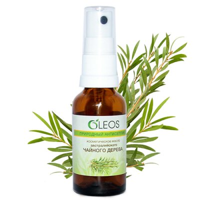 Купить oleos (олеос) природный антисептик косметическое масло австралийского чайного дерева, спрей 30мл в Семенове