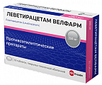Купить леветирацетам велфарм, таблетки покрытые пленочной оболочкой 250 мг, 30 шт в Семенове