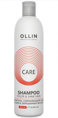 Купить ollin prof care (оллин) шампунь для окрашенных волос сохранение цвета и блеска, 250мл в Семенове