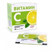 Купить витамин с аскорбиновая кислота, порошок в пакетах 2,5г, 10 шт бад в Семенове